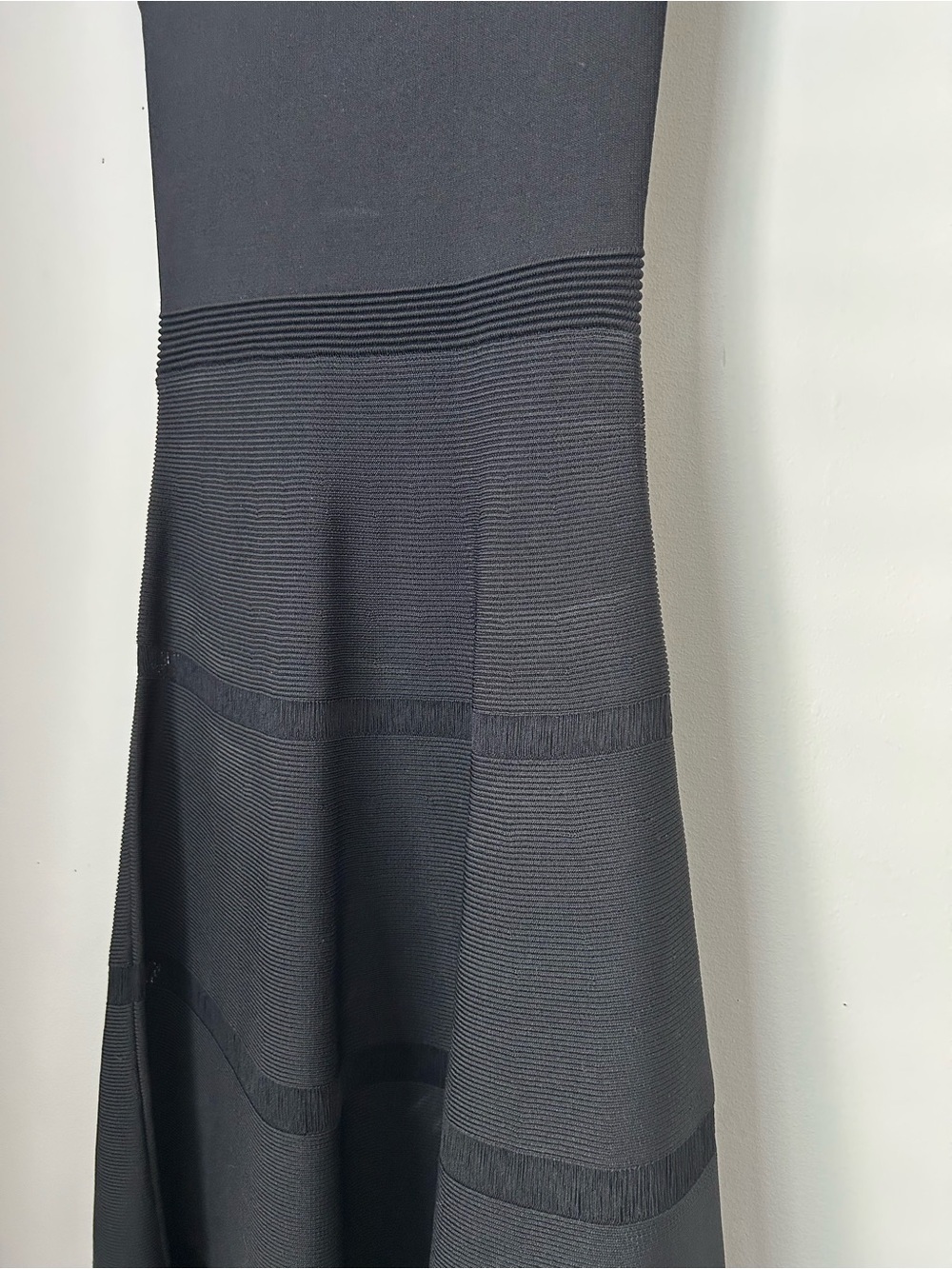 Sandro Eyelash Stripe Midi Dress - Picture 4 of 12